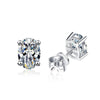 Oval Cut Moissanite Diamond Stud Earrings - Rokshok