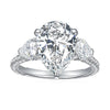 6.72 Carat Luxury Pear-Shape Moissanite Ring - Rokshok