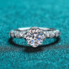 1ct Moissanite Rings - Rokshok