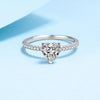 1CT Heart Cut Moissanite Ring - Rokshok