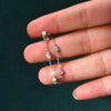 Round Bubble Moissanite Drop Earrings - Rokshok