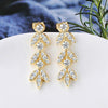 Long Tassel Moissanite Diamond Drop Earrings - Rokshok