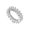 Marquise Cut Moissanite Eternity Band - Rokshok