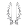 Row Moissanite Drop Earrings - Rokshok