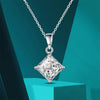 Princess Cut Square Moissanite Diamond Pendant - Rokshok