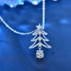 Christmas Tree 0.5carat Moissanite Diamond Pendant Necklace - Rokshok