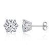 6-Prong Setting Classic Moissanite Stud Earrings - Rokshok