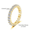 2.2 & 3.6 CT Moissanite Eternity Rings - Rokshok