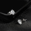 Round Moissanite 3 Prongs Earring - Rokshok