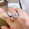 5CT Hundred Face Cut Moissanite Engagement Ring - Rokshok