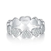 Heart-shape Moissanite Diamond Ring - Rokshok