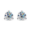 Round Moissanite 3 Prongs Earring - Rokshok