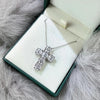 Cross Moissanite Pendant Necklace - Rokshok