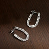 2.2mm Full Moissanite Hoop Earrings - Rokshok