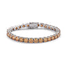 Champagne Moissanite Diamond Tennis Bracelets - Rokshok