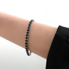 6.5mm Black Moissanite Tennis Bracelet - Rokshok