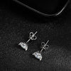 Round Moissanite 3 Prongs Earring - Rokshok