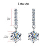 1ct Moissanite Earrings - Rokshok