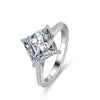 3 Carat Princess Cut Moissanite Ring - Rokshok