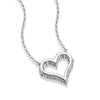 1CT Heart Moissanite Pendant Necklace - Rokshok