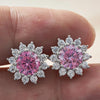 Coloured Moissanite Stud Earrings - Rokshok