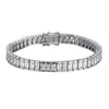 Emerald Cut Moissanite Tennis Bracelet - Rokshok