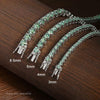 Green Moissanite Tennis Bracelets - Rokshok