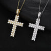 Moissanite Cross Pendant Necklace - Rokshok