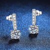 1ct D Color Moissanite Pendant Earrings - Rokshok