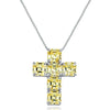 Cross Moissanite Pendant Necklace - Rokshok