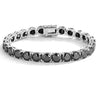 6.5mm Black Moissanite Tennis Bracelet - Rokshok