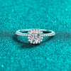 6x6mm 1ct Cushion cut Moissanite Rings - Rokshok