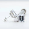 Emerald Cut Moissanite Earring - Rokshok