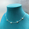 Round Bubble Moissanite Diamond Necklace - Rokshok