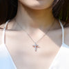 Moissanite Cross Pendant Necklace - Rokshok