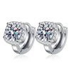 Moissanite Diamond Hoop Earrings - Rokshok