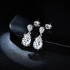 6 Carat Luxury Pear Cut Moissanite Drop Earrings - Rokshok