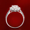 2.98 Carat Oval Cut Moissanite Ring - Rokshok