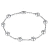 4mm Round Bubble Moissanite Diamond Bracelet - Rokshok