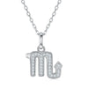 Signs of The Zodiac Moissanite Diamond Pendant Necklaces - Rokshok