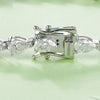 Pear Cut full Moissanite Tennis Bracelet - Rokshok