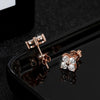 4-Stone Moissanite Stud Earrings - Rokshok