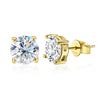 Round Moissanite Stud Earrings - Rokshok