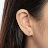 Emerald Cut Moissanite Earring - Rokshok