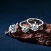 0.3-5CT Moissanite Solitaire Ring - Rokshok