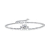1 Carat Round Cut Moissanite Diamonds Bracelet - Rokshok