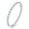 4mm Moissanite Bangle Bracelet - Rokshok