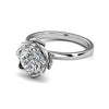 Camellia Flowers Moissanite Engagement Ring - Rokshok