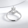 2CT Waterdrop Moissanite Solitaire Ring - Rokshok