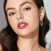 2.2mm Full Moissanite Hoop Earrings - Rokshok